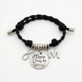 Pulsera Personalizada con Infinito e Inicial - Acero