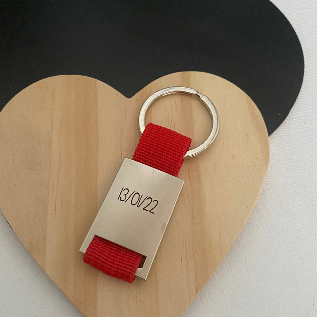 LLAVERO CORREA BAÑO PLATA