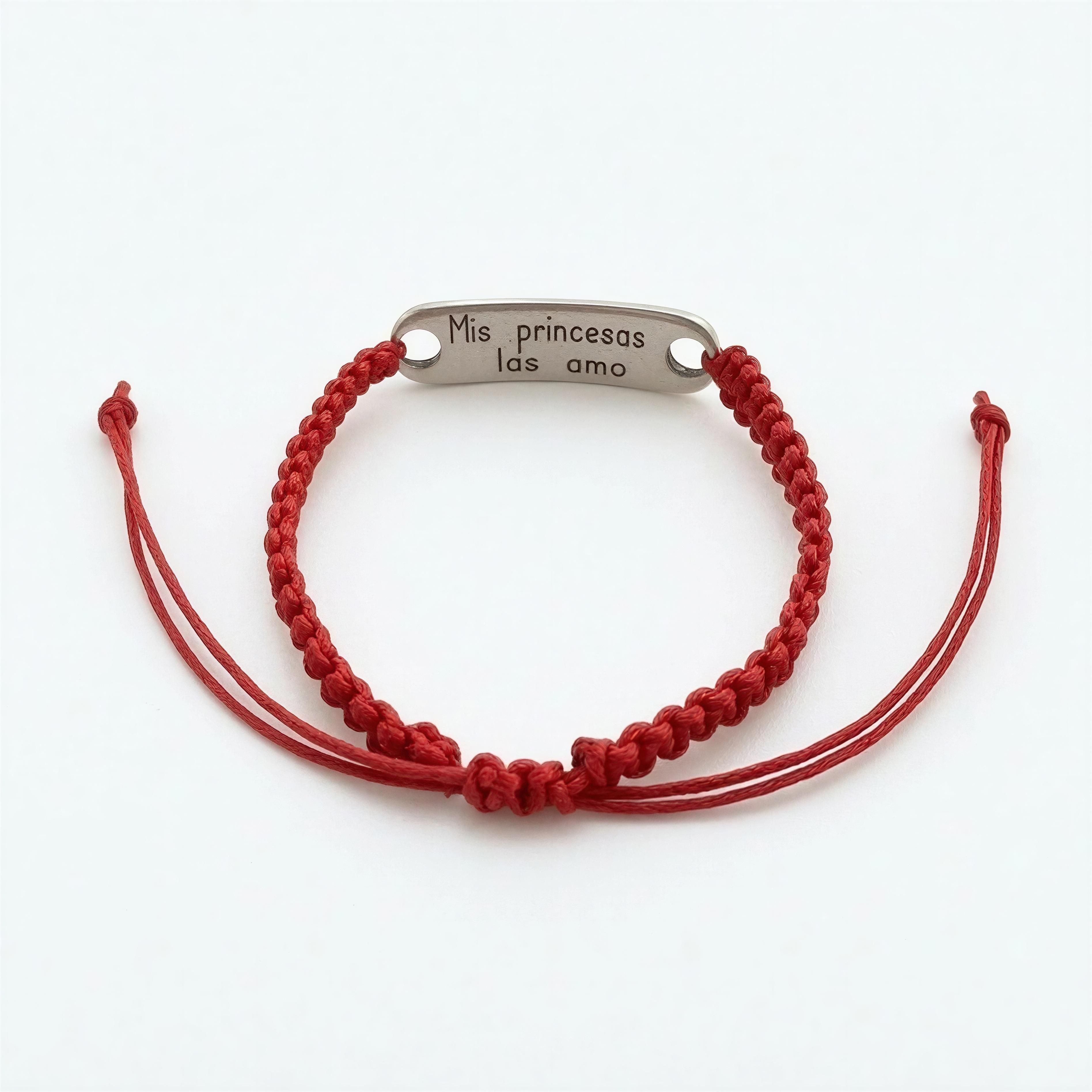 Pulsera Macramé Personalizada Hombre - Baño de Plata