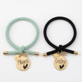 Pulsera Elástica Personalizada - Acero Inoxidable Baño Oro