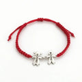 Pulsera Macramé Niños Personalizada - Baño de Plata
