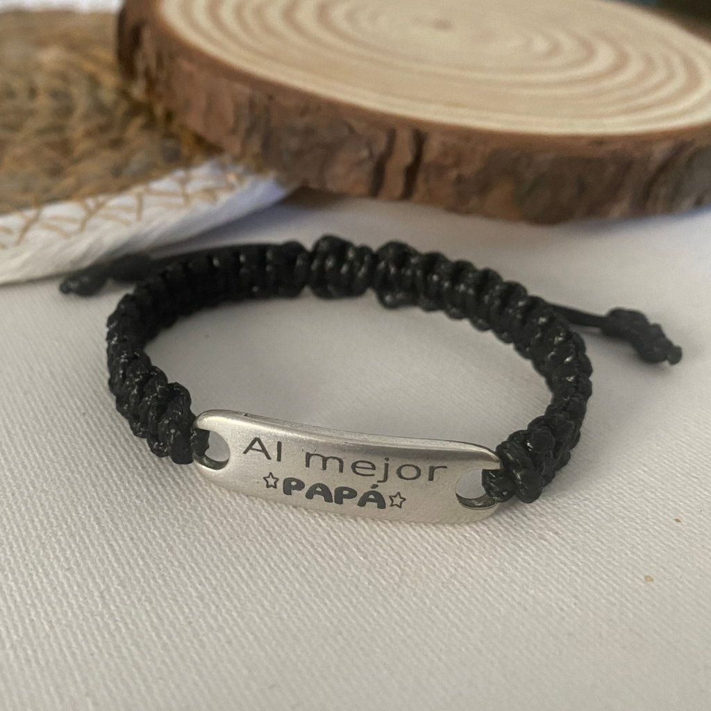 PULSERA ESCLAVA CORDÓN BAÑO PLATA