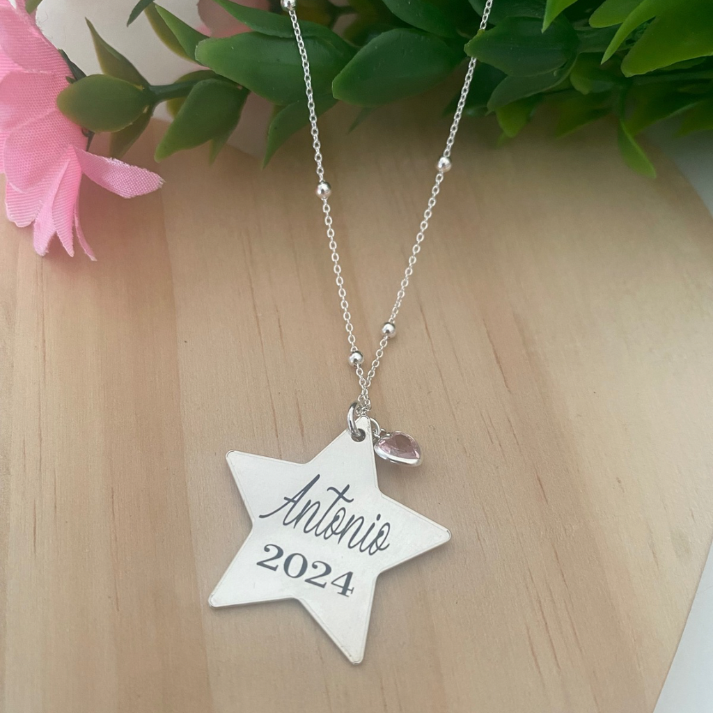 GARGANTILLA ESTRELLA PLATA DE LEY