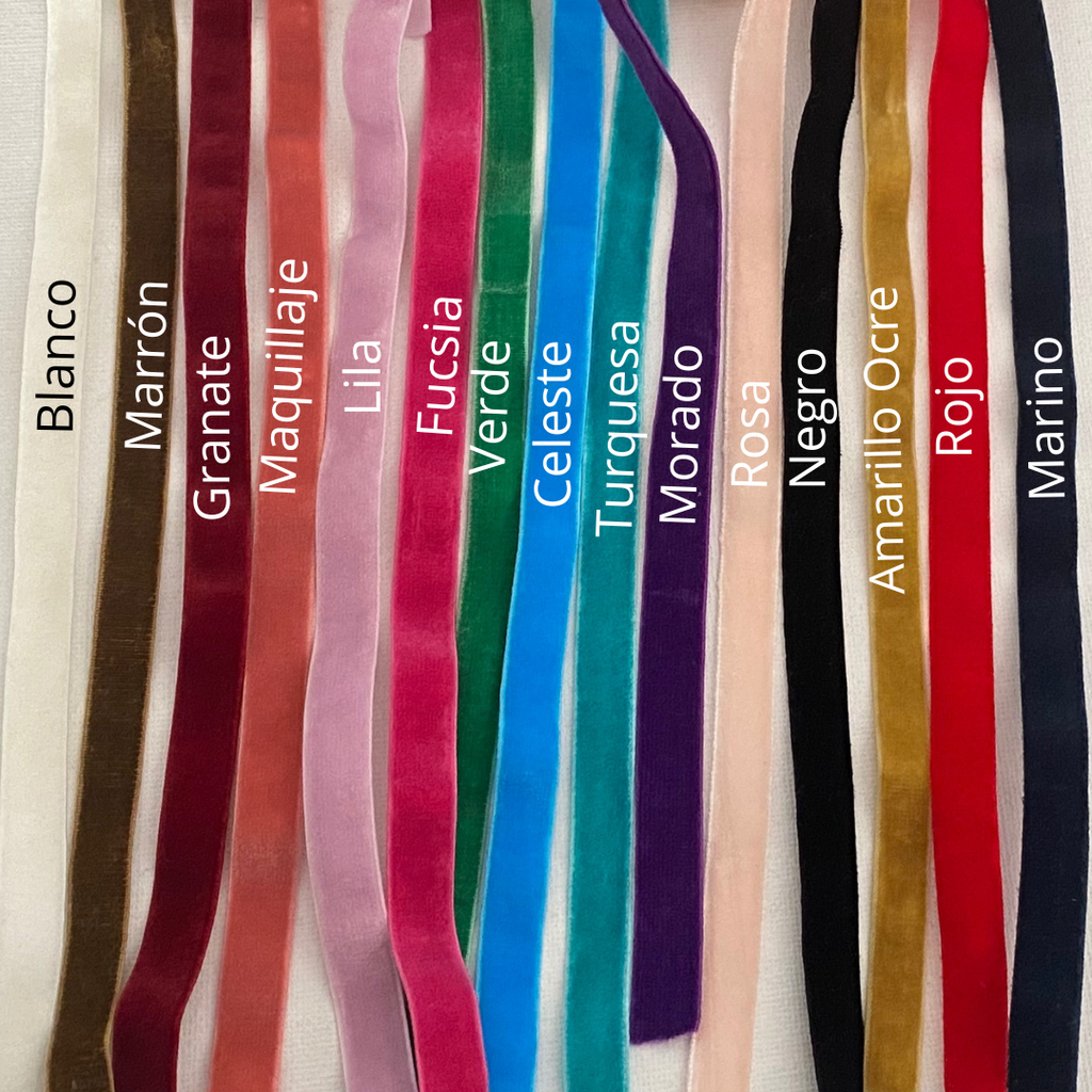 PULSERA TERCIOPELO ACERO