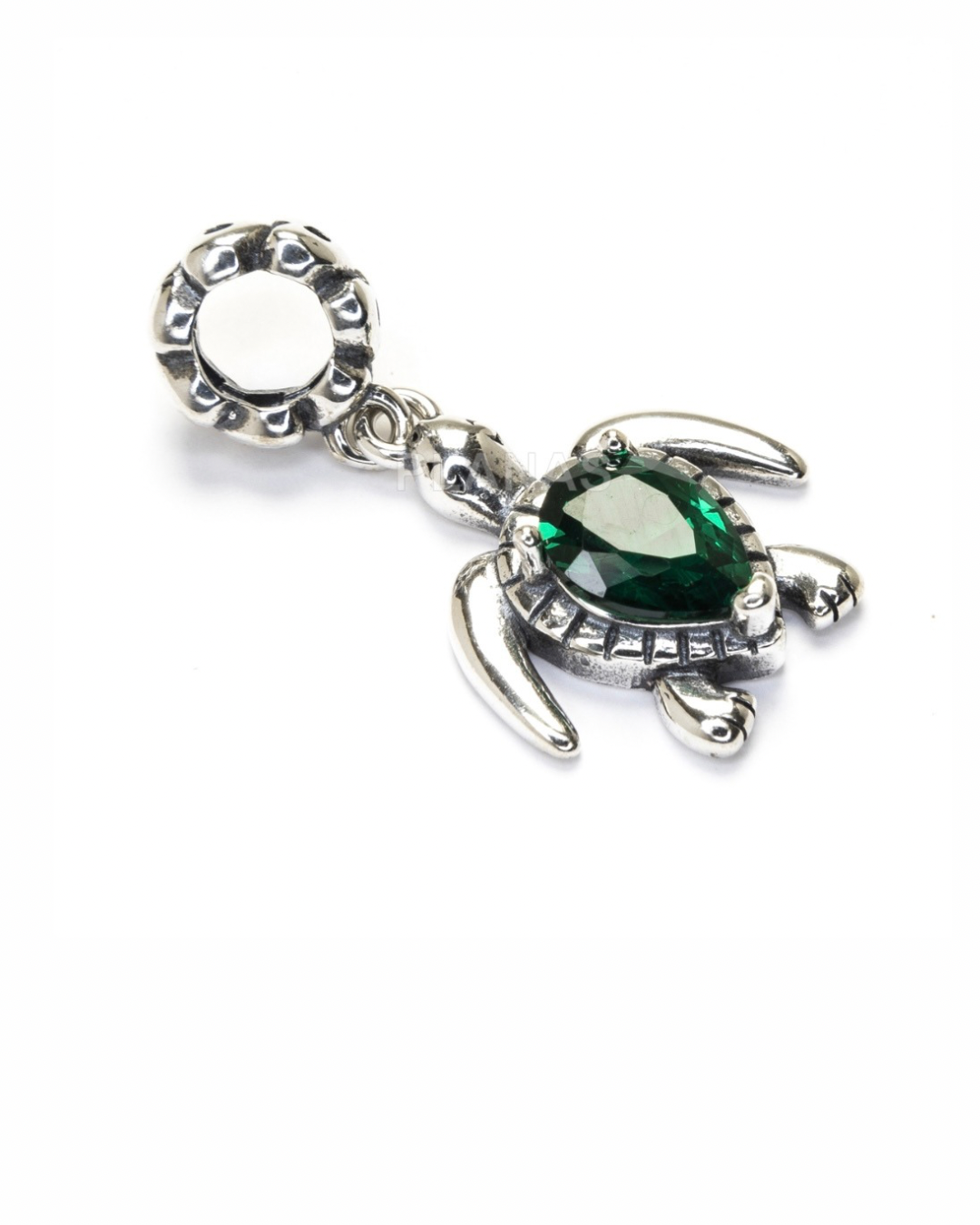 CHARM TORTUGA VERDE PLATA DE LEY