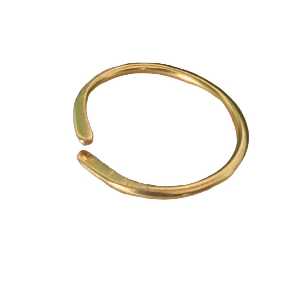 BRAZALETE IMPERIO LATÓN BAÑO ORO