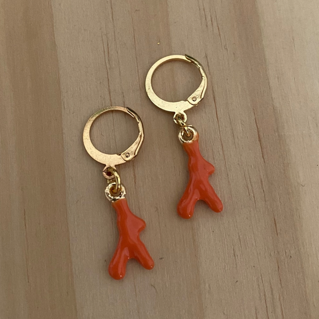 PENDIENTES CORAL
