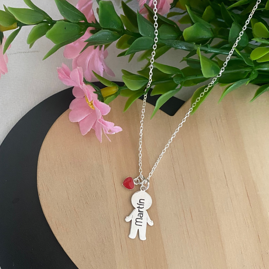 COLGANTE NIÑOS PLATA LEY