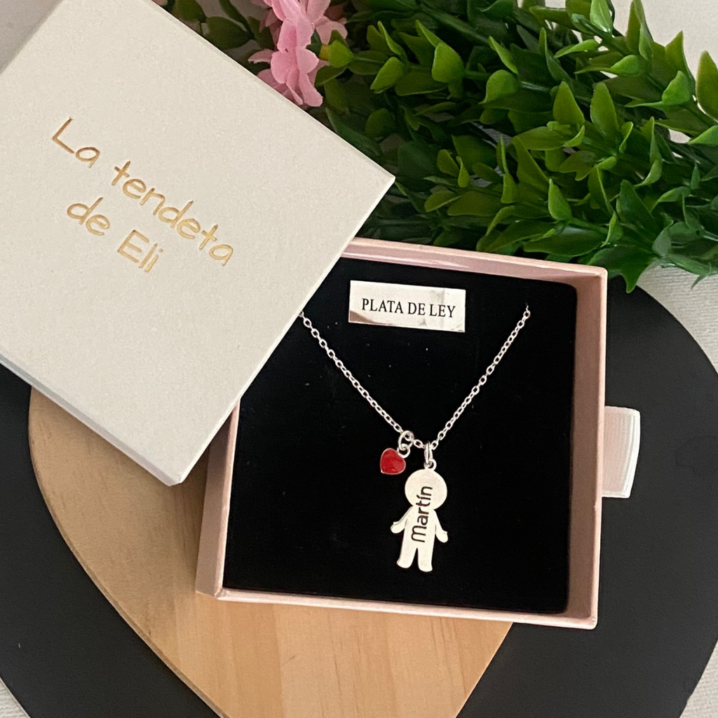 COLGANTE NIÑOS PLATA LEY