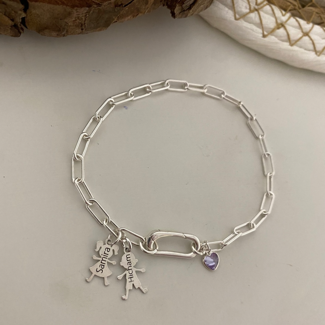 PULSERA CADENA PLATA DE LEY
