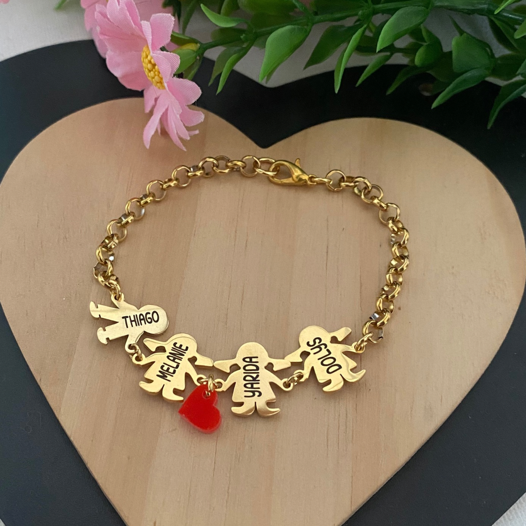 PULSERA NIÑOS ACERO INOXIDABLE DORADO