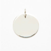 CHARM BASE 18MM PLATA LEY